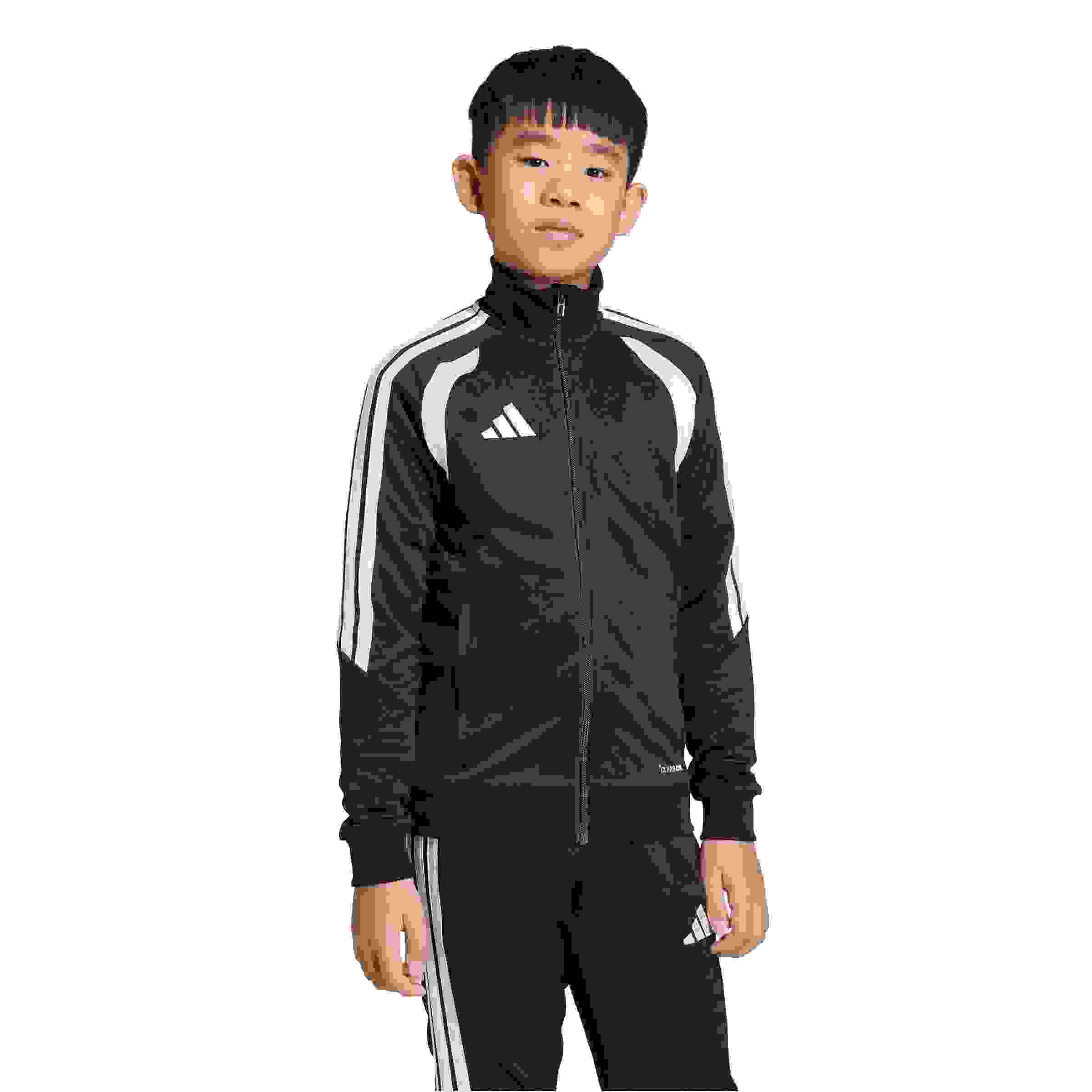 adidas Tiro26 League Big Boys' Black/White Soccer Training Jacket